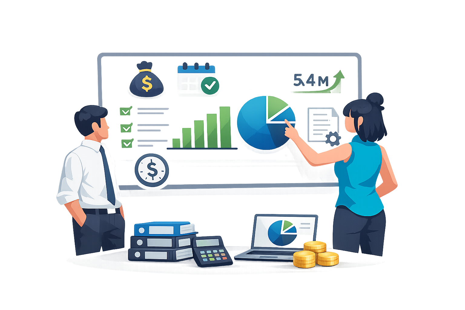 Pantalla para la empresa